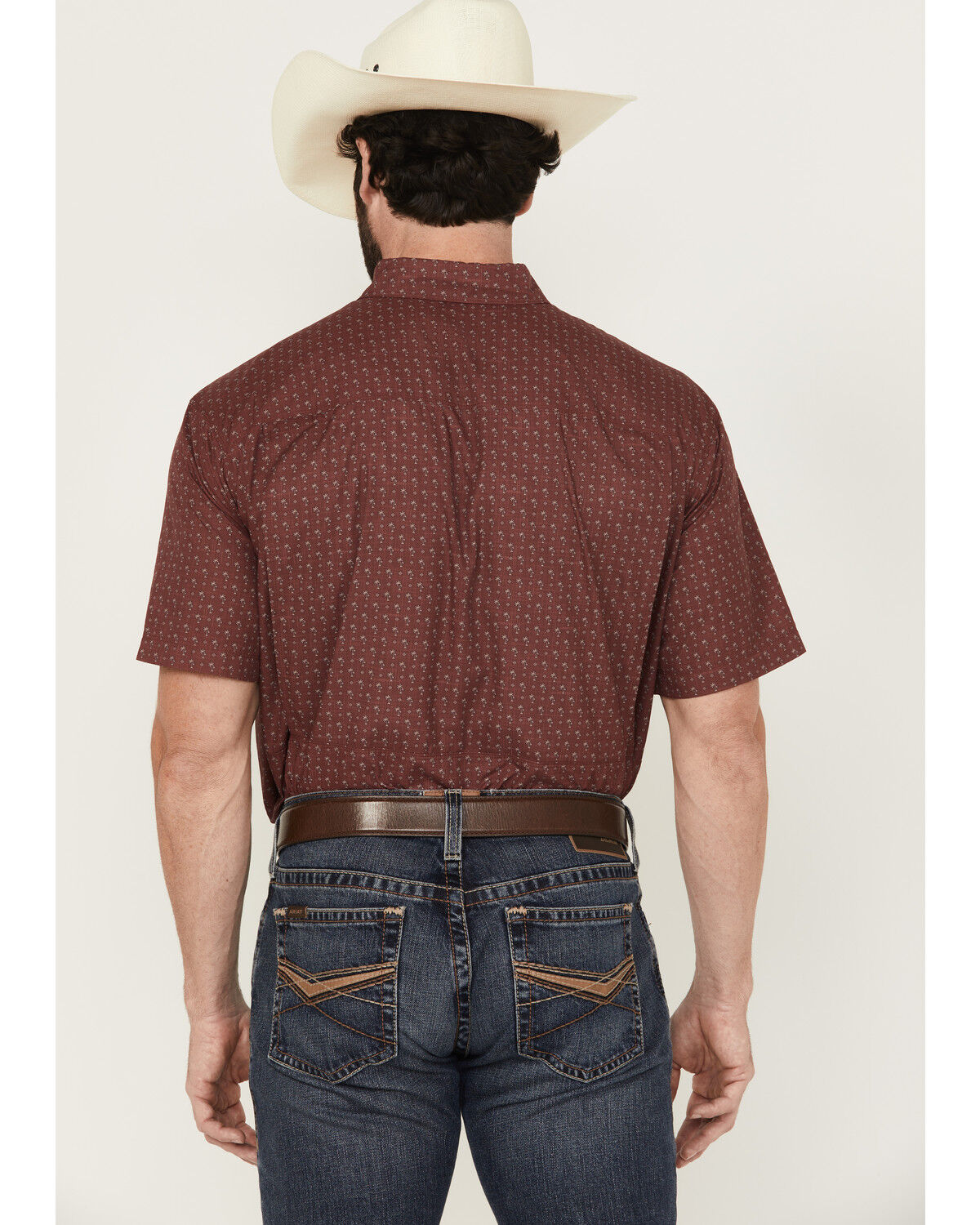 Image #4 - Ariat Men's VentTEK Outbound Printed Short Sleeve Button-Down Performance Shirt - Tall, , hi-res