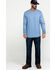 Image #6 - Hawx Men's FR Logo Long Sleeve Work T-Shirt -  Big & Tall , Blue, hi-res