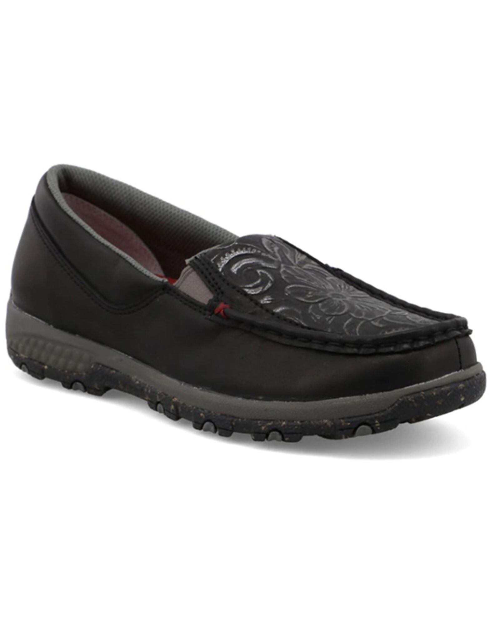 Twisted X Womens CellStretch Slip On Casual Tooled Driving Moc