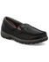 Image #1 -  Twisted X Womens CellStretch Slip-On Casual Tooled Driving Moc, Black, hi-res