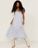 Image #1 - Revel Women's Sleeveless Stripe Midi Dress, Blue, hi-res