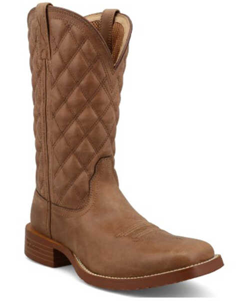 Image #1 - Twisted X Women's 11" Tech X™ Western Boots - Broad Square Toe, Brown, hi-res