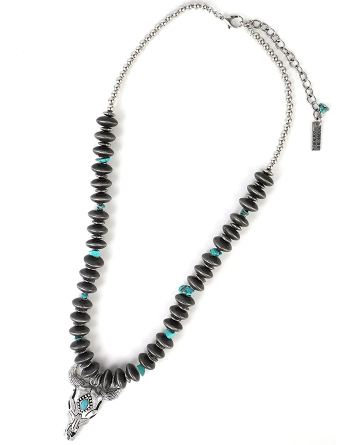 Image #2 - Cowgirl Confetti Women's Lonesome Valley Necklace, Silver, hi-res