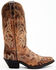 Image #2 - Laredo Women's Braylynn Studded Leather Western Performance Boots - Snip Toe, Lt Brown, hi-res