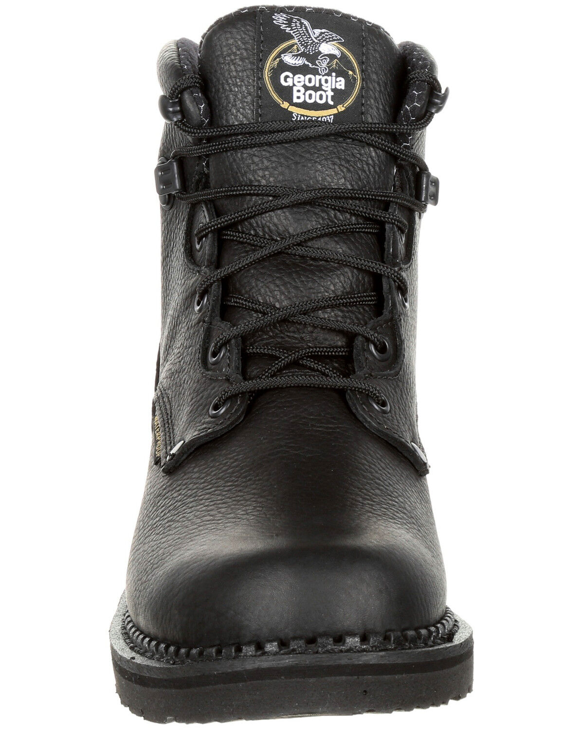 black steel toe waterproof work boots