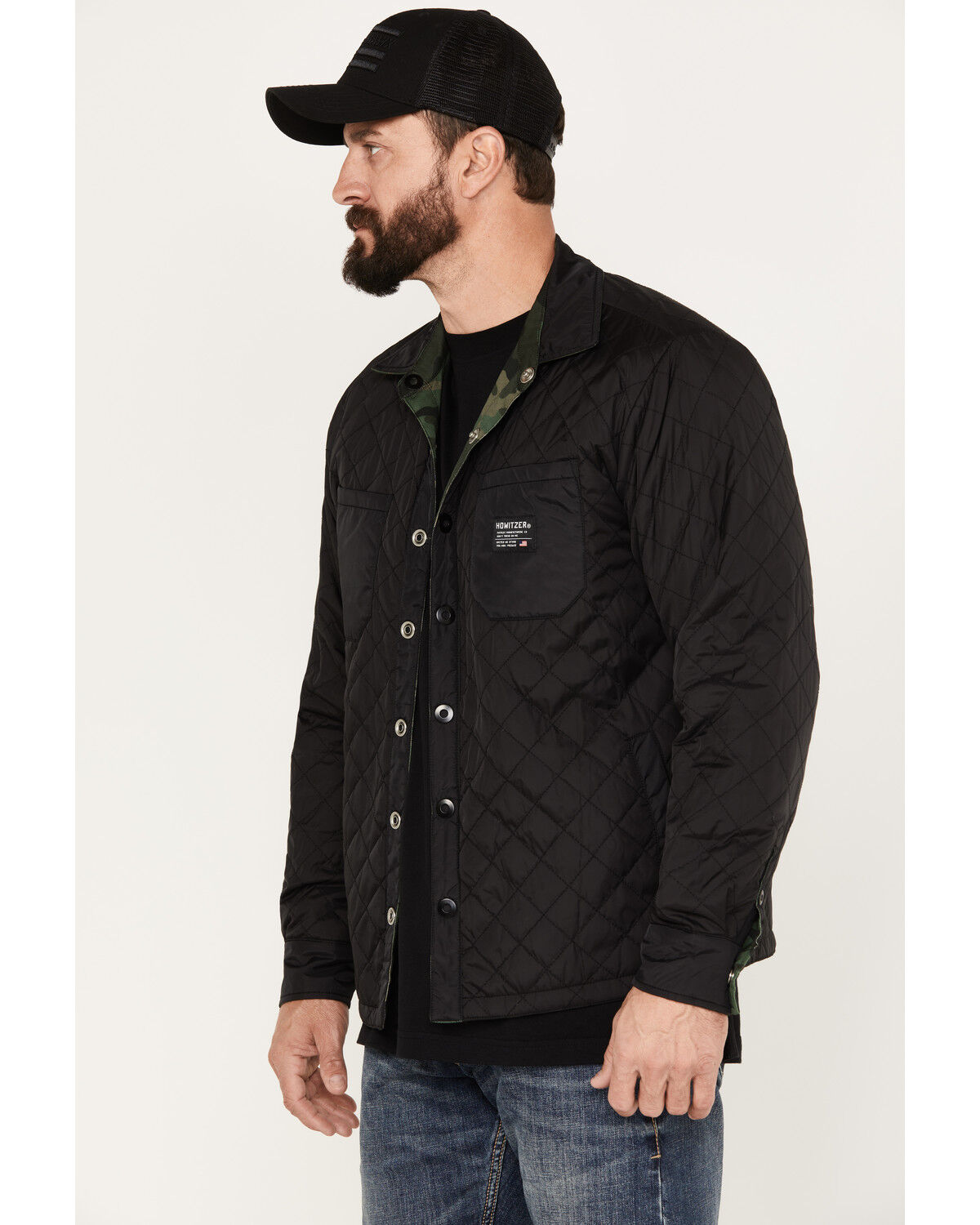 Image #2 - Howitzer Men's Camo Defeated Reversible Jacket, Camouflage, hi-res