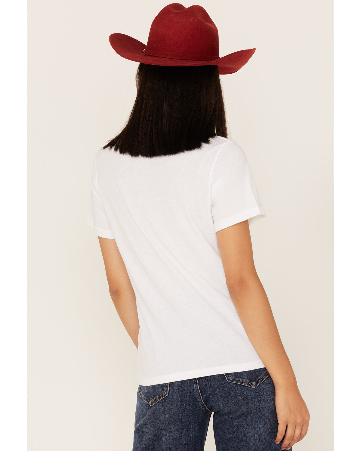 Image #4 - Wrangler Women's Boot Barn Exclusive Cowgirls Support Cowgirls Logo Graphic Tee, White, hi-res