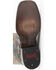 Image #6 - Ferrini Women's Bronco Western Boots - Square Toe, Chocolate, hi-res