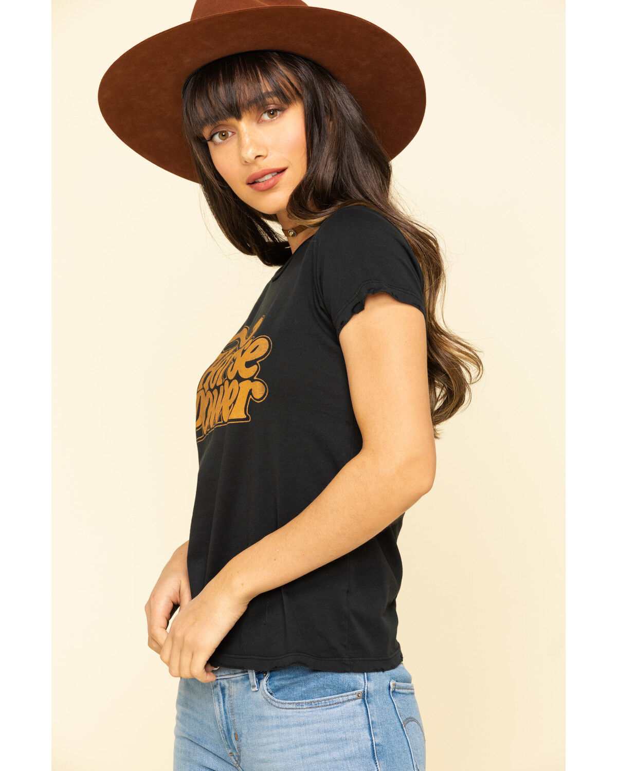Image #3 - Bandit Brand Women's Horsepower Graphic Short Sleeve Tee, Black, hi-res