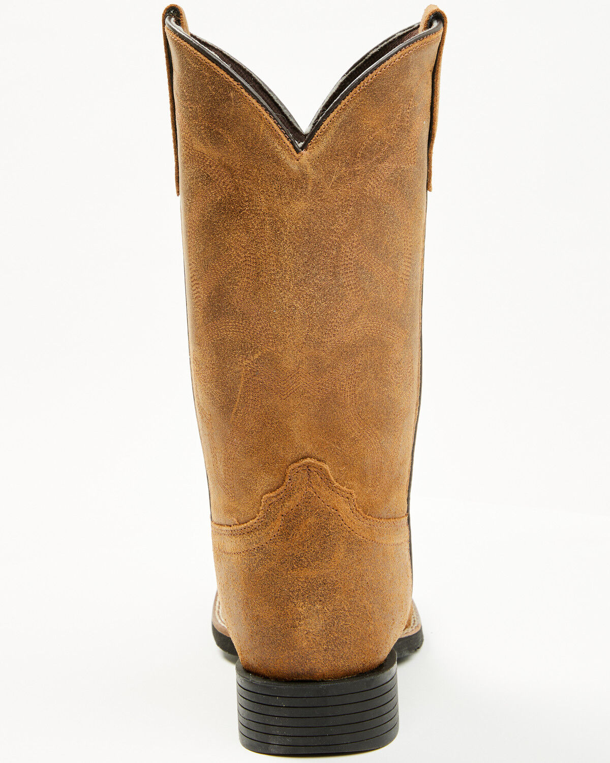 Image #5 - Roper Men's Monterey Roughout Western Boots - Square Toe, Tan, hi-res