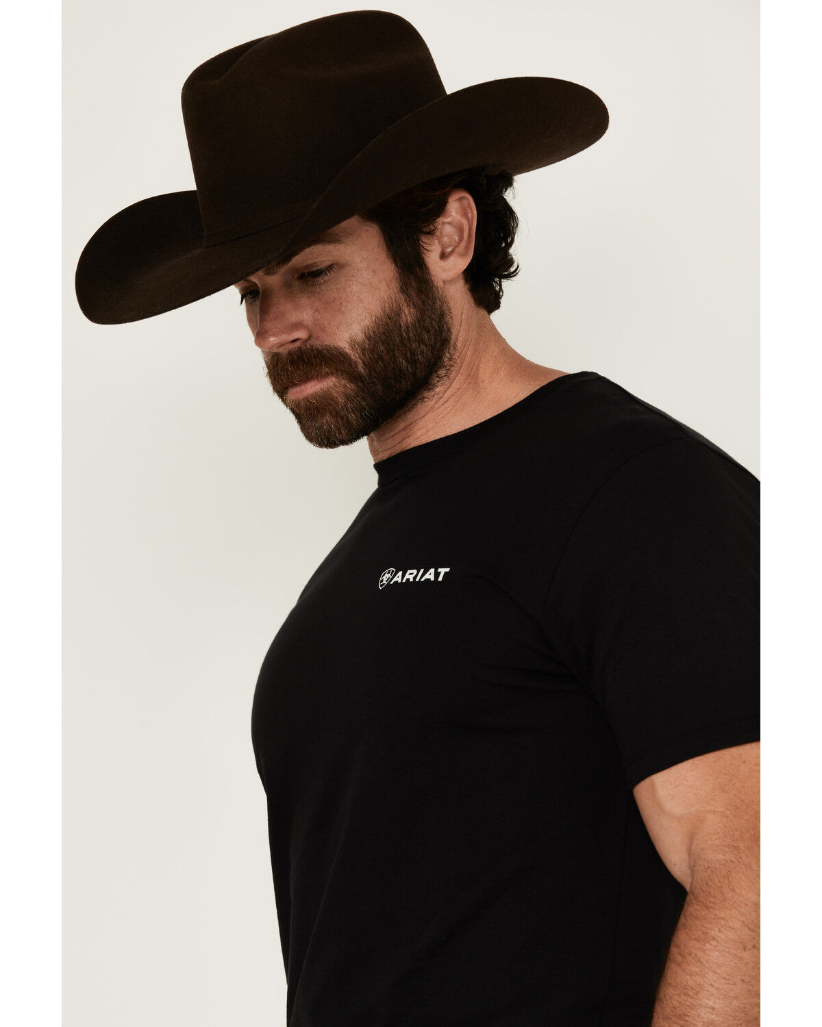 Image #3 - Ariat Men's Viva Mexico Logo Short Sleeve Graphic T-Shirt, Black, hi-res