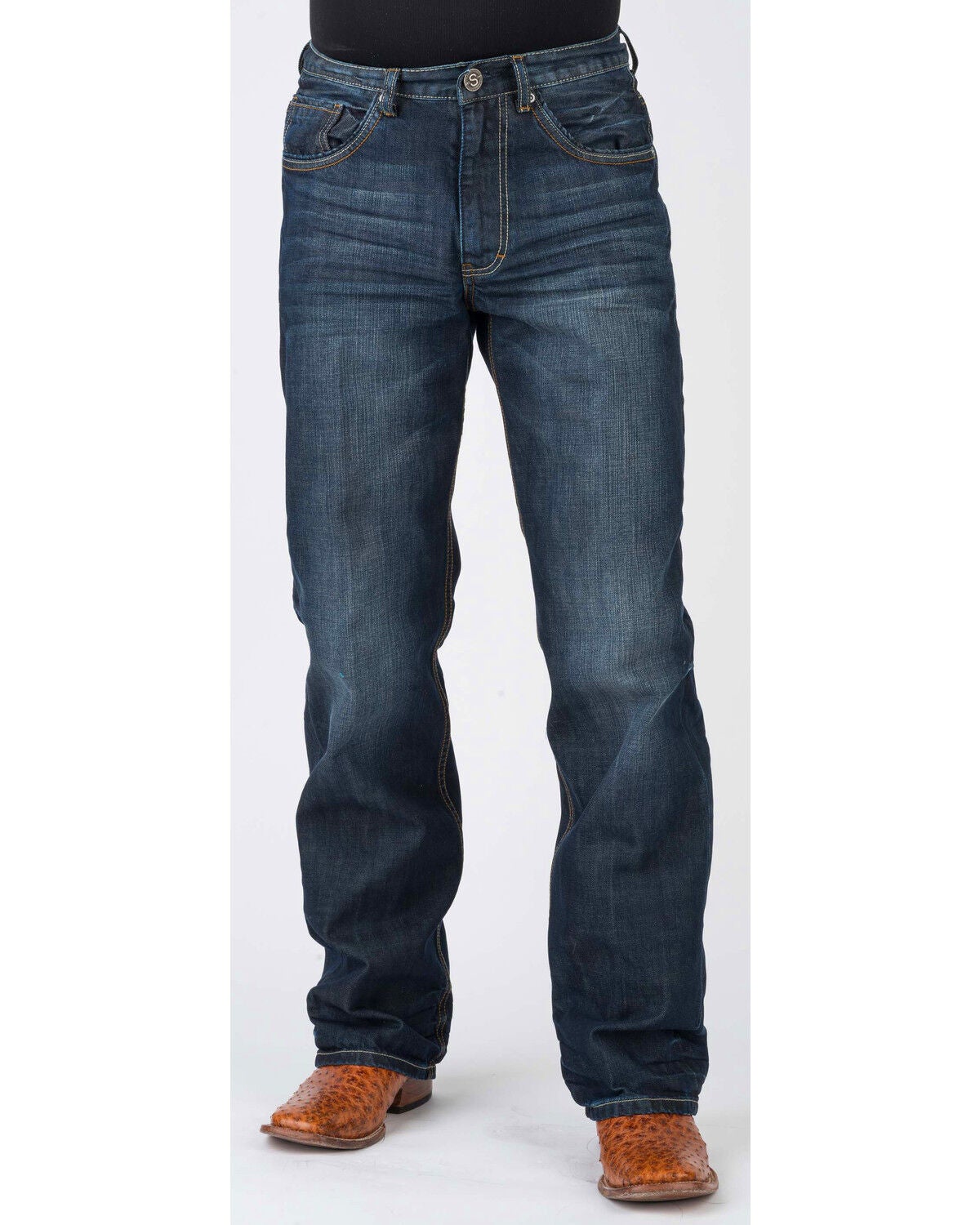 Stetson Men's Modern Fit Bootcut Jeans 