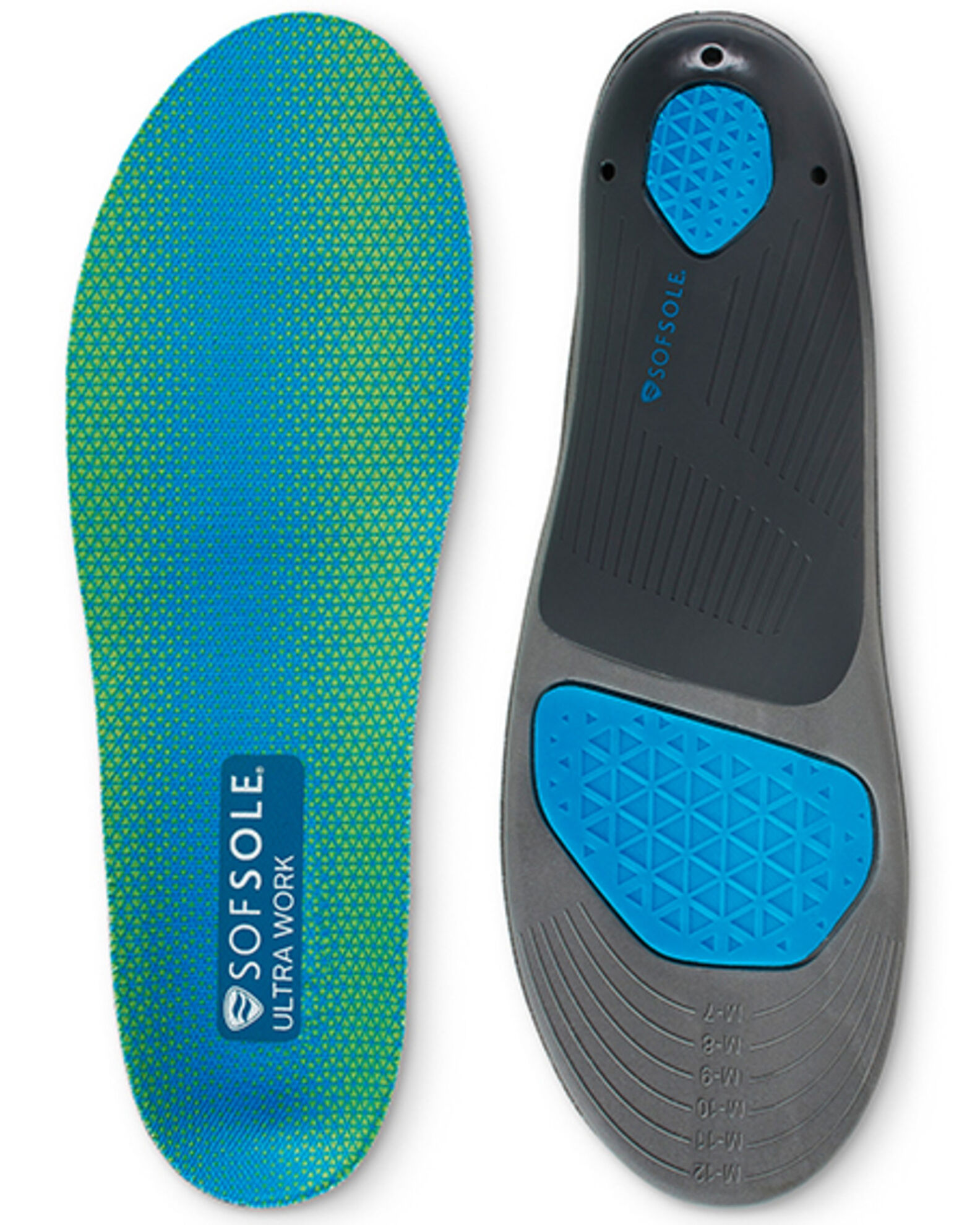 Implus Footcare Men s Soft Sole Ultra Work Insoles Size 8 13