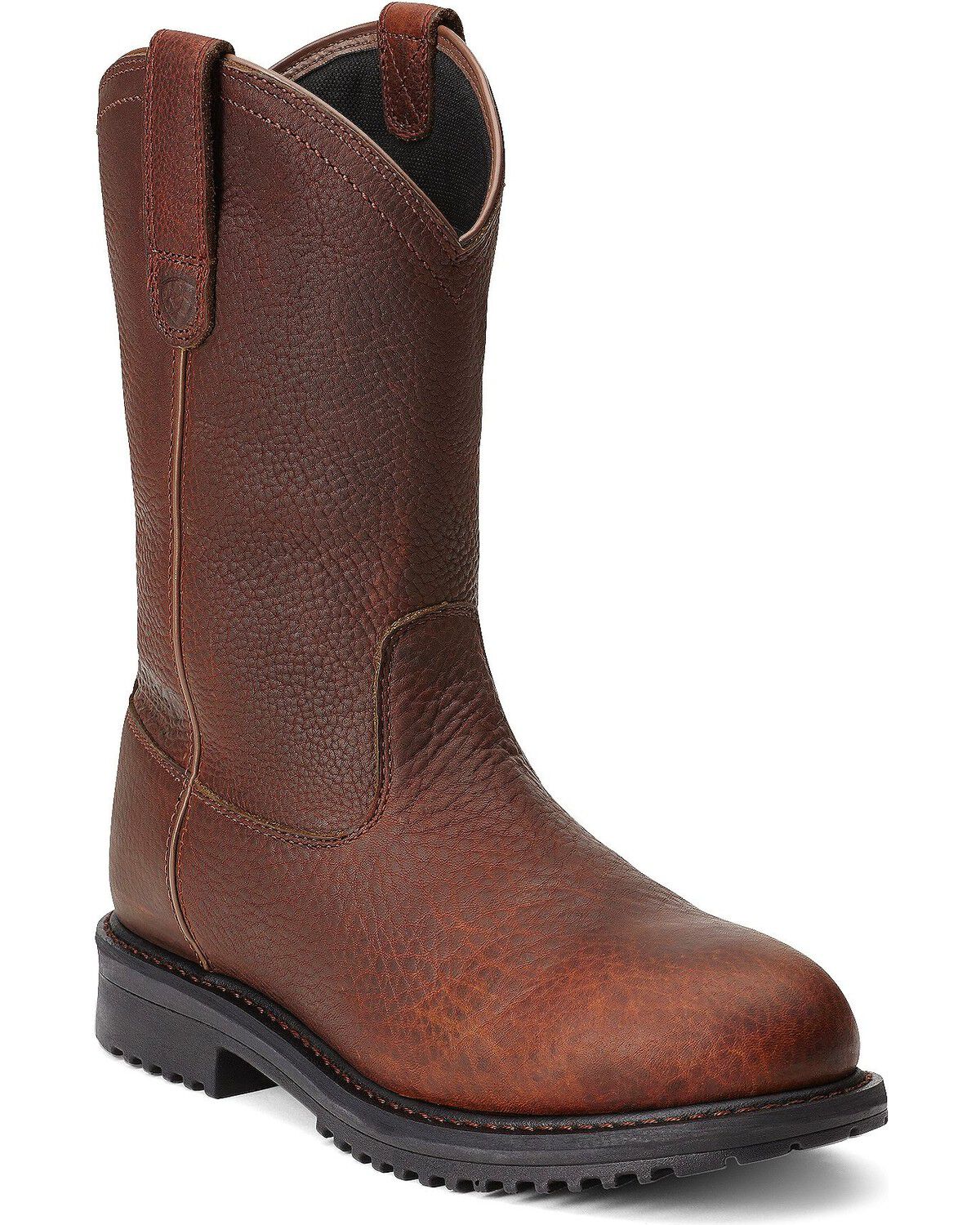 ariat composite toe pull on work boots