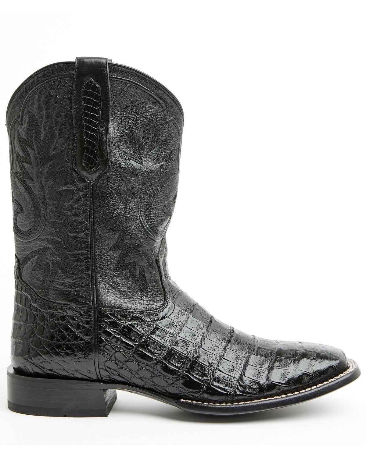 Image #2 - Cody James Black 1978® Men's The Hayward Exotic Caiman Western Boots - Broad Square Toe, Black, hi-res