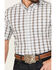 Image #3 - Cody James Men's Bryce Plaid Print Short Sleeve Button-Down Stretch Western Shirt - Tall, Light Blue, hi-res