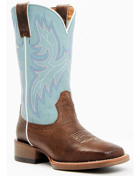 Image #1 - Shyanne Stryde® Women's Western Performance Boots - Square Toe, Blue, hi-res