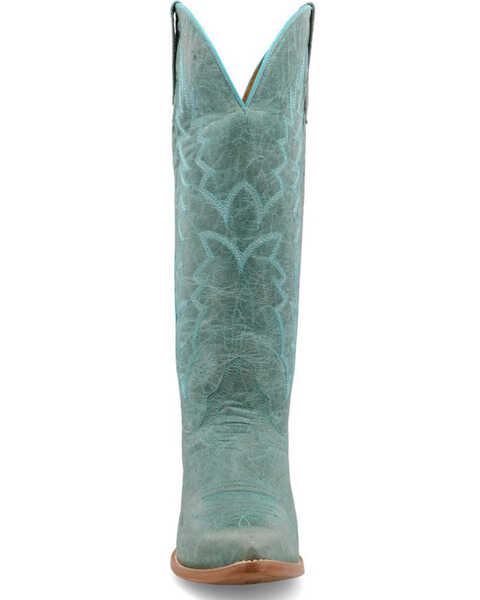 Image #4 - Black Star Women's Sierra Tall Western Boots - Pointed Toe , Blue, hi-res