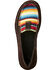Ariat Women's Serape Stripe Cruiser Shoes - Moc Toe, Chocolate, hi-res