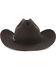 Image #4 - George Strait by Resistol Logan 6X Felt Cowboy Hat, Charcoal, hi-res