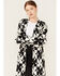 Image #2 - Show Me Your Mumu Women's Jane Floral Print Sweater Jacket, Black, hi-res