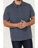 Image #3 - Brothers and Sons Men's Short Sleeve Slub Polo Shirt, Indigo, hi-res