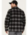 Image #4 - Brothers and Sons Men's Wool Full Zip Plaid Print Jacket, Black, hi-res