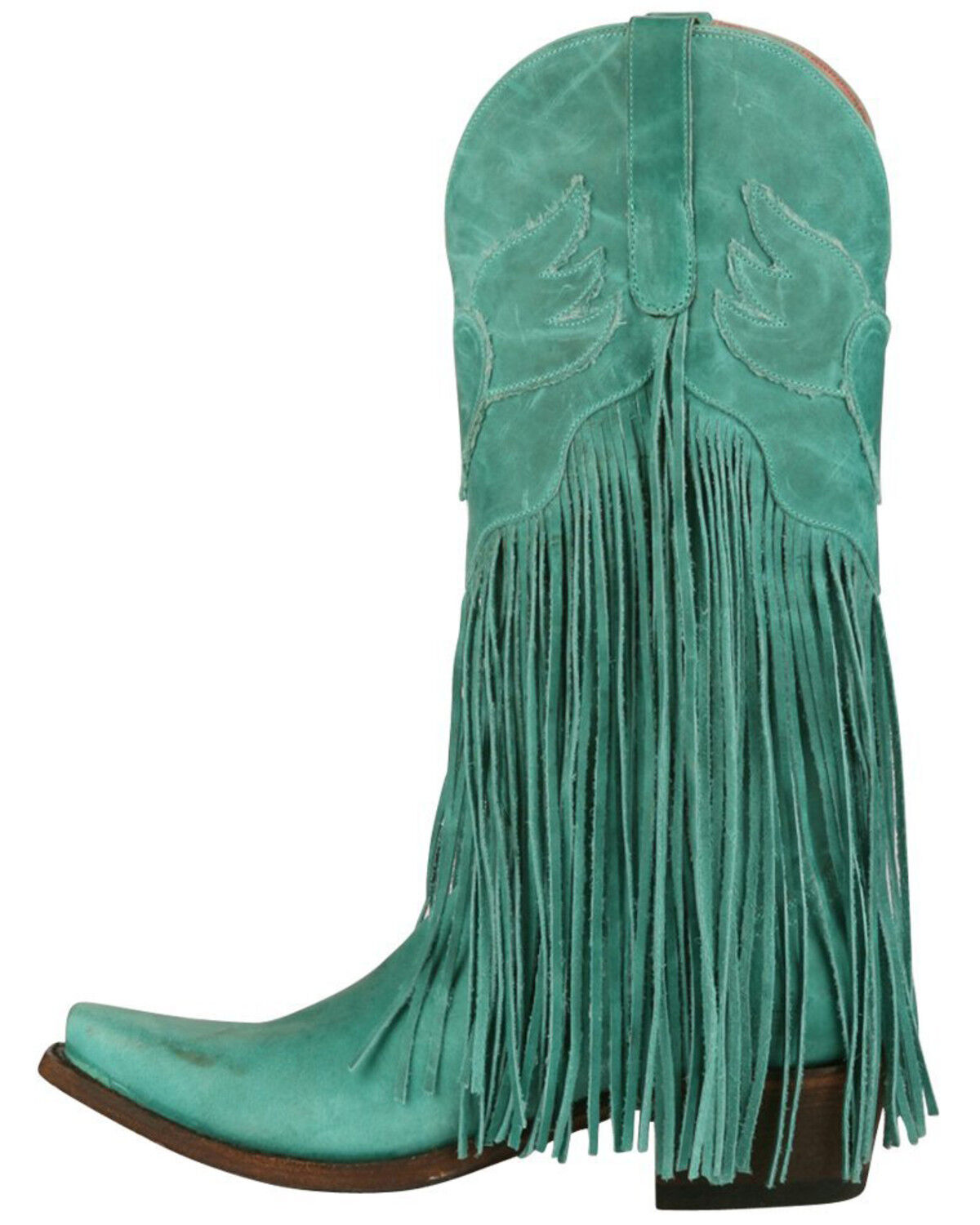 Dreamer Fringe Western Boots - Snip Toe 