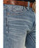 Image #2 - Cody James Men's Kansas Light Wash Wyatt Slim Bootcut Stretch Denim Jeans, Light Wash, hi-res