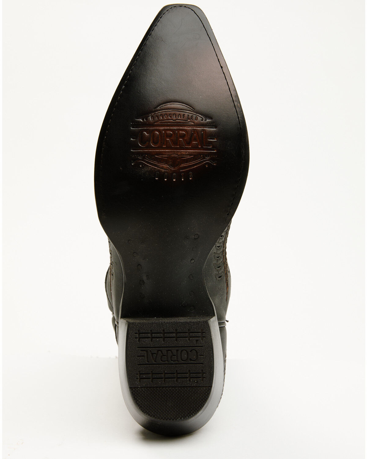 Image #7 - Corral Men's Inlay Western Boots - Snip Toe, Black, hi-res