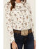 Image #3 - Ariat Women's Horse Print Long Sleeve Snap Western Shirt, White, hi-res