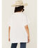 Image #4 - Show Me Your Mumu Women's USA Short Sleeve Graphic Tee , White, hi-res