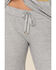 PJ Salvage Women's Striped Pants, Grey, hi-res