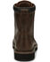 Image #4 - Justin Men's Pulley Lace-Up Work Boots - Steel Toe, Brown, hi-res