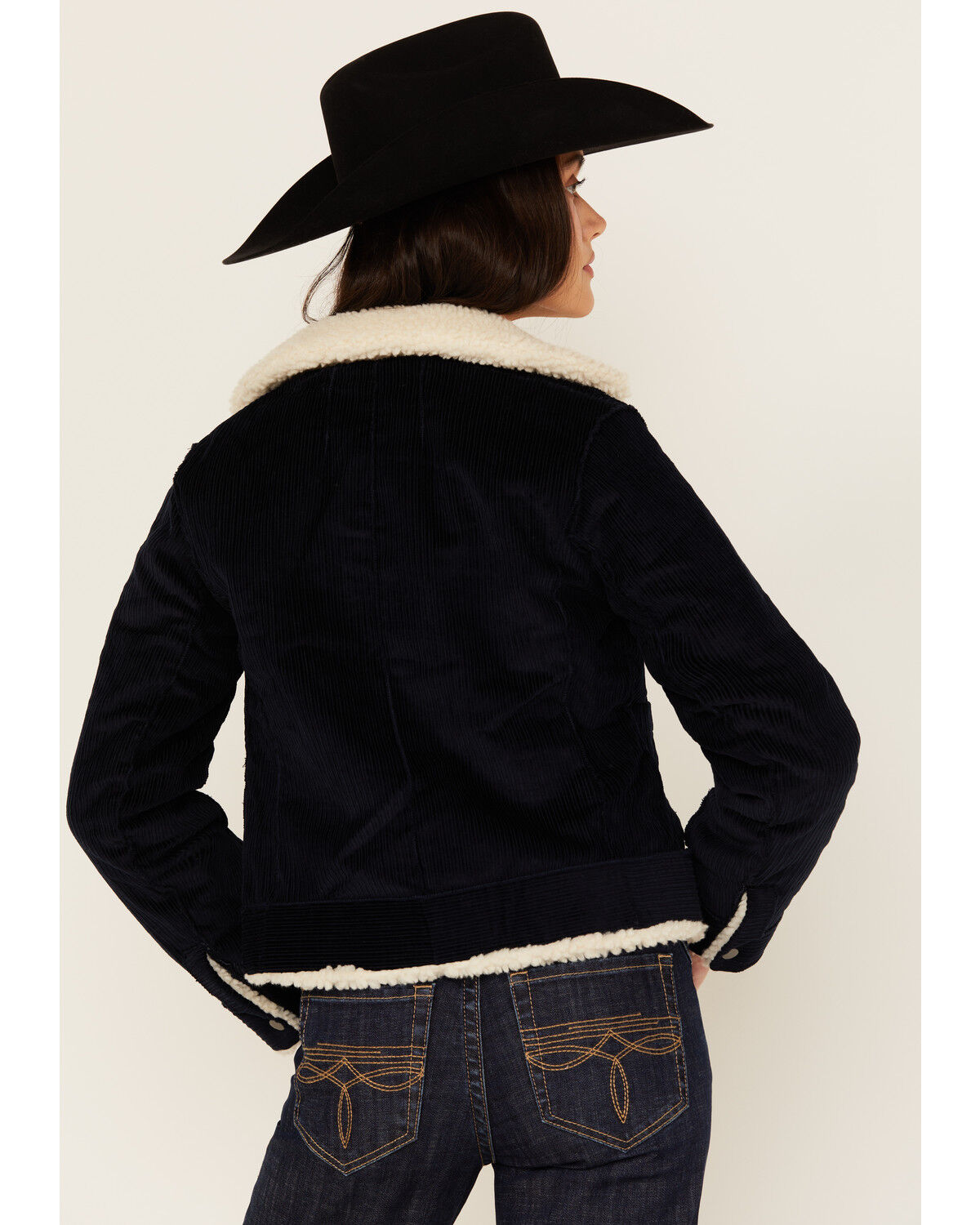Image #4 - Shyanne Women's Reversible Snap Front Jacket, Indigo, hi-res