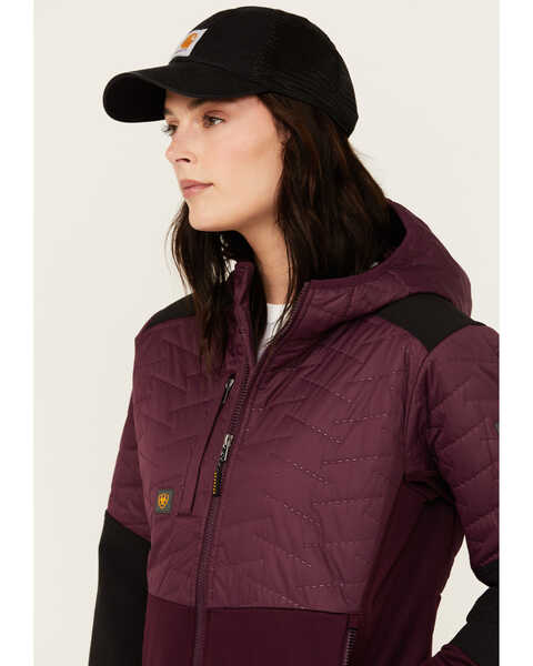 Image #2 - Ariat Women's Rebar Cloud 9 Insulated Jacket, Purple, hi-res
