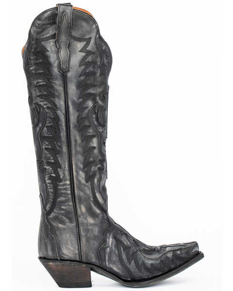 Dan Post Women's Hallie Western Boots - Snip Toe, Black, hi-res