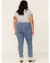 Image #2 - Levi's Women's Late Afternoon Medium Wash Classic Straight Jeans- Plus, Blue, hi-res