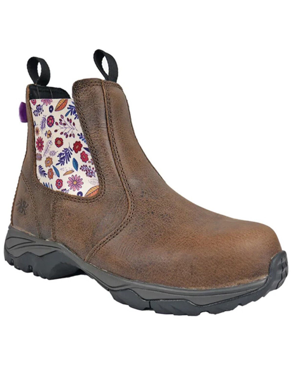 Hoss Women's Moxie Trades Angel Work Boots - Composite Toe, Brown, hi-res