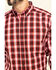 Ariat Men's Impala Plaid Long Sleeve Western Shirt , Red, hi-res