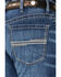 Image #4 - Cinch Men's White Label Medium Stonewash Straight Denim Jeans, Indigo, hi-res