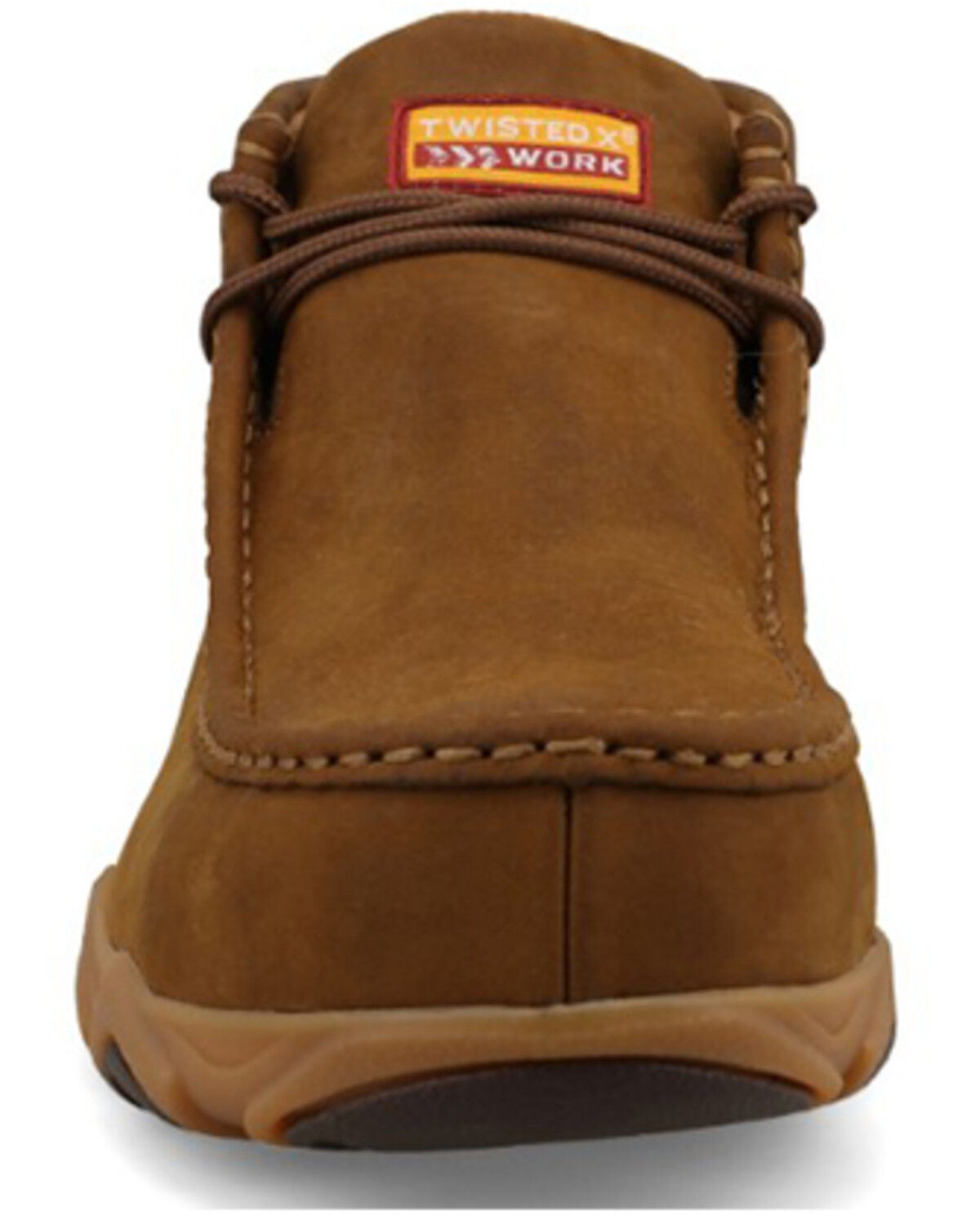 Image #4 - Twisted X Men's Work Chukka Driving Mocs - Nano Composite Toe, Distressed Brown, hi-res