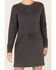 Wishlist Women's Sweatshirt Dress, Charcoal, hi-res
