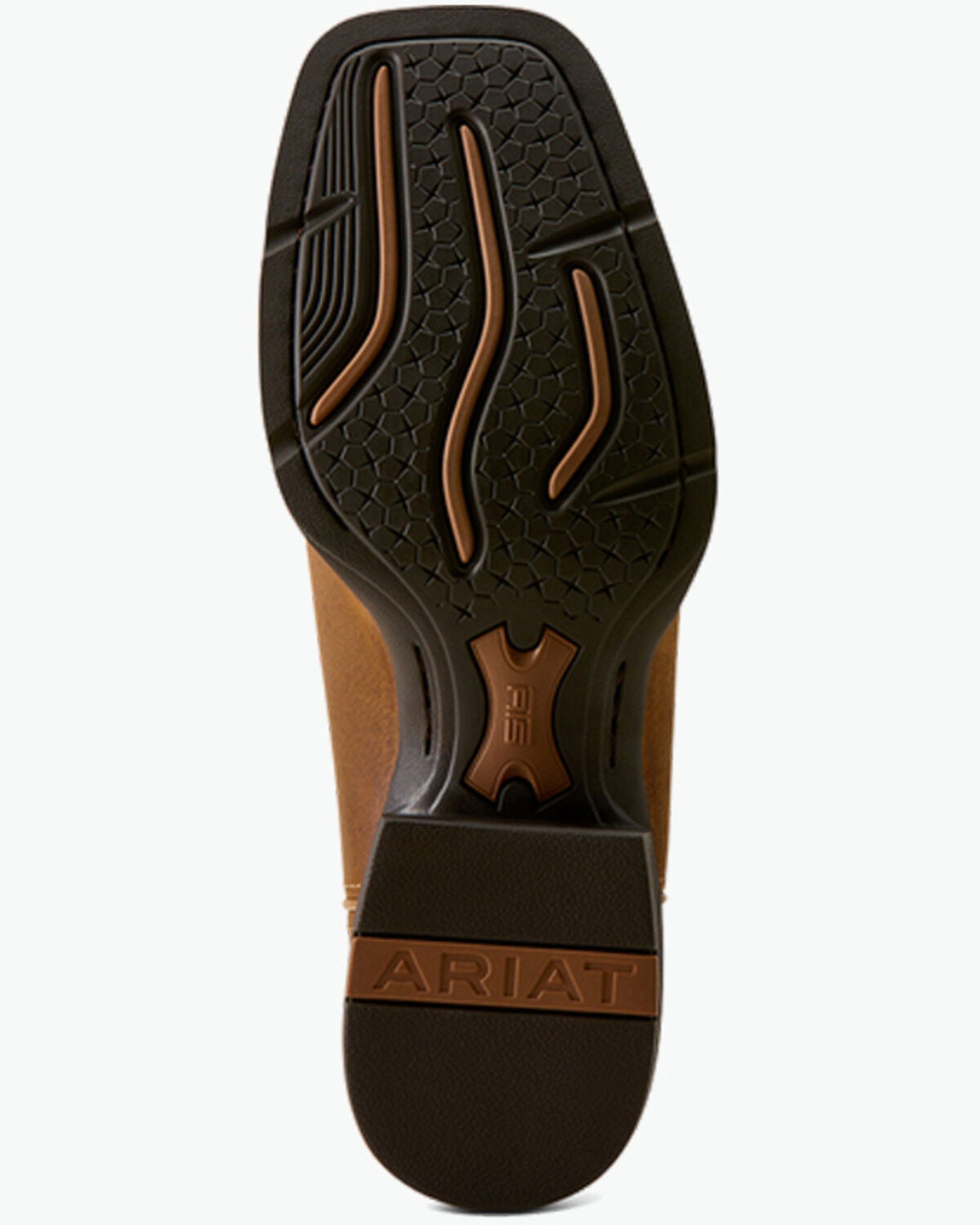 Image #5 - Ariat Men's Sport Colter Performance Western Boots - Broad Square Toe, Brown, hi-res