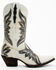 Dan Post Women's Ndulgence Vintage Leather Boots - Snip Toe, Black/white, hi-res