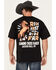Image #1 - Diamond Cross Ranch Men's Ride Far Short Sleeve Graphic T-Shirt, Black, hi-res