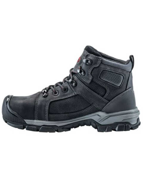 Avenger Men's Ripsaw Industrial 4.5" Lace-Up Mid Work Boots - Safety Toe, Black, hi-res