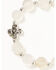Image #3 - Shyanne Women's Cactus Turquoise Beaded Bracelets - 3-set, Silver, hi-res