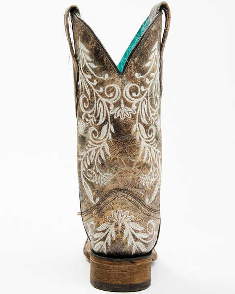 Image #6 - Corral Women's Glow in the Dark Western Boots - Square Toe, Brown, hi-res