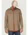 Image #1 - Cody James Men's FR Lightweight Inherent Long Sleeve Snap Work Shirt , Beige/khaki, hi-res